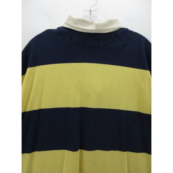 Ralph Lauren Polo Shirt XXL Yellow Rugby Red Pony Color Block Y2K * - Picture 10 of 12